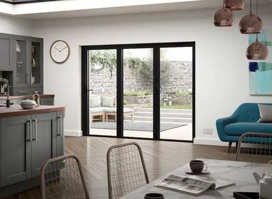 2-panel bi-folding door