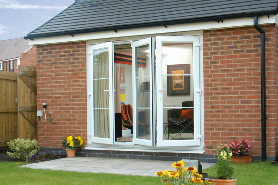 uPVC bi-folding door with traditional appeal