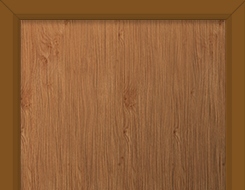 Flush grain composite door