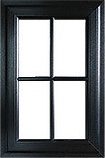 Jet Black uPVC finish