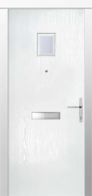 Aruba1 fire door with modern panel design