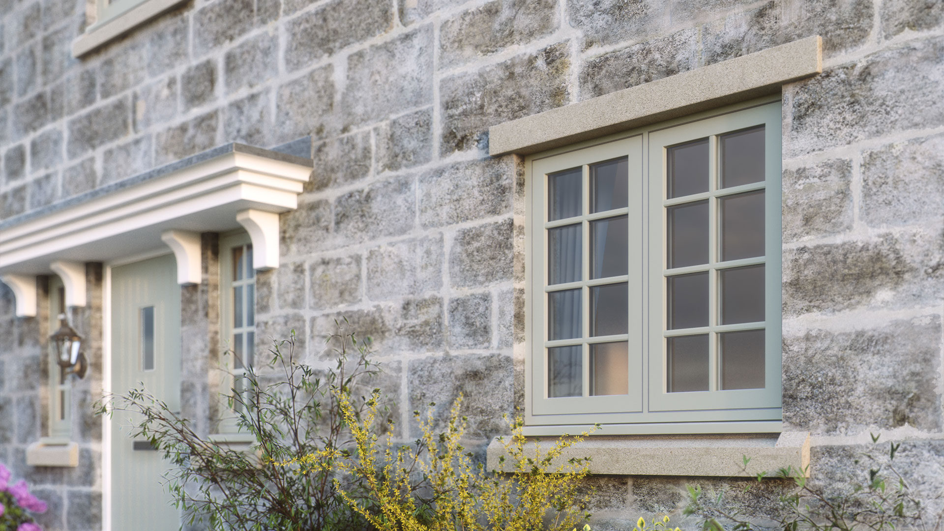 Premium uPVC Casement Windows with clean white finish