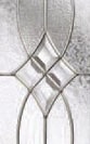 Flair pattern glass for composite doors