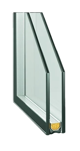 Double glazing unit diagram