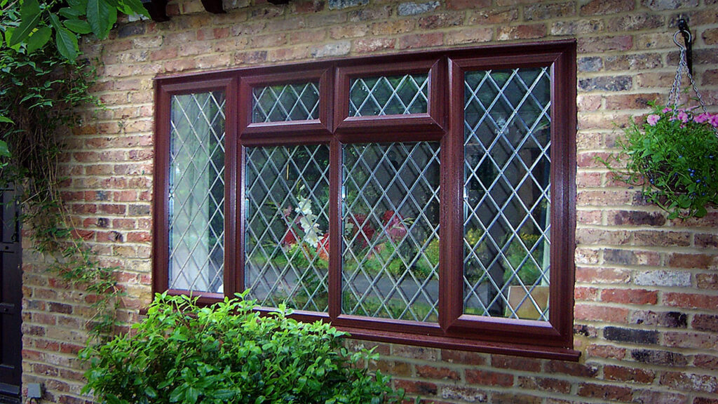 Leaded glass window design