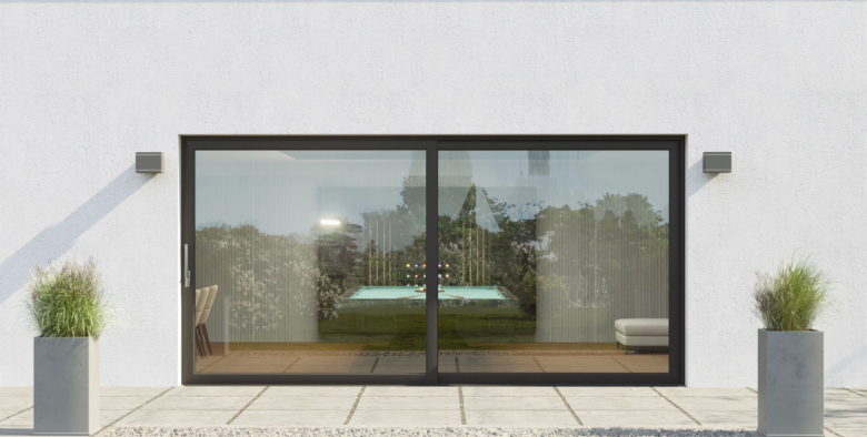 2-panel sliding patio door configuration